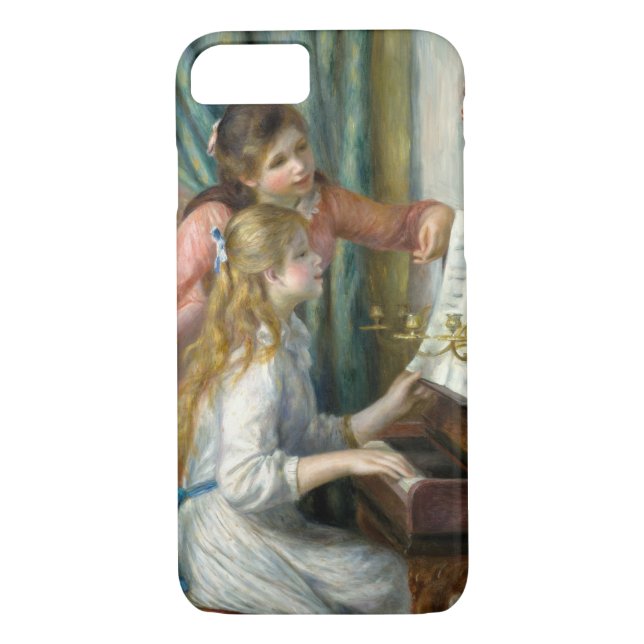 Pierre Renoir - Young Girls at Piano Case-Mate iPhone Skal (Baksida)