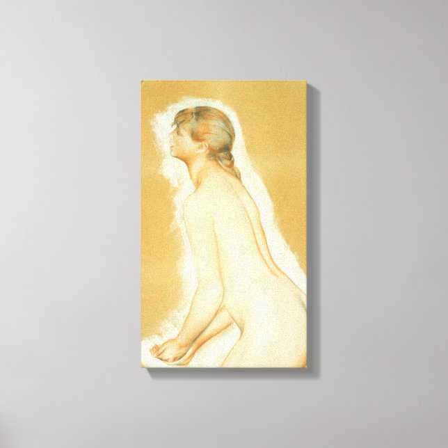 Pierre Renoirs undersökning om "de stora badarna" Canvastryck (Framsida)