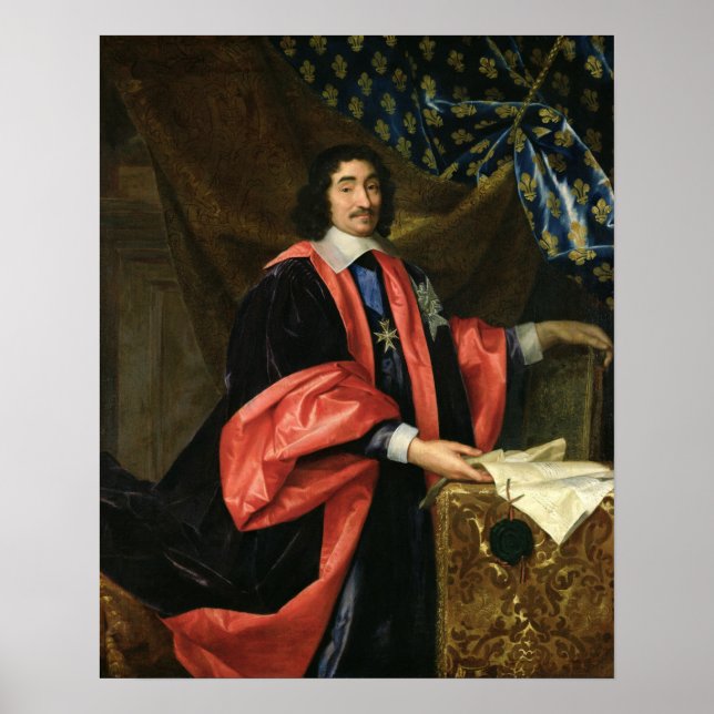 Pierre Seguier Chancellor of Frankrike, 1668 Poster (Framsidan)