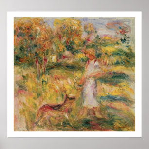 Pierre som en Renoir landskap med konstnärens Poster