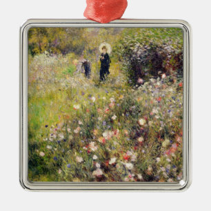 Pierre som en Renoir sommar landskap Julgransprydnad Metall