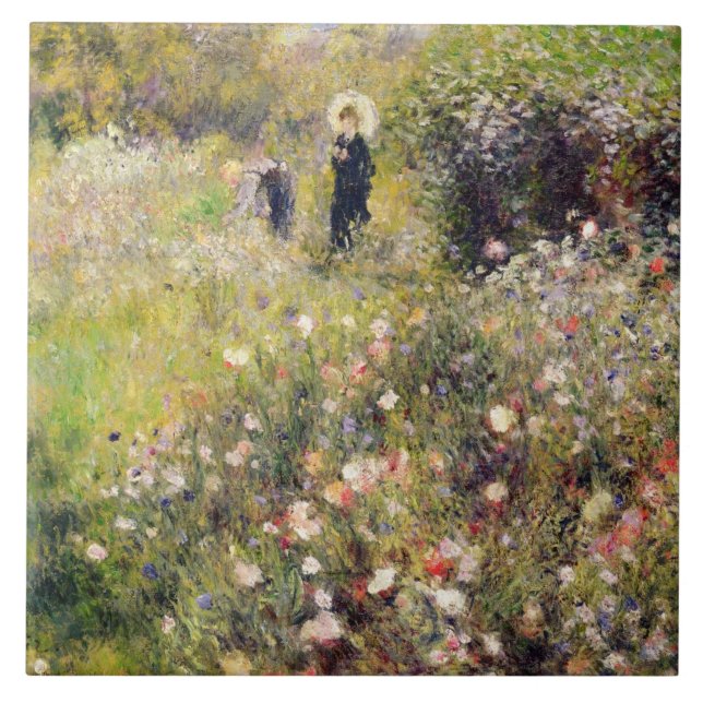 Pierre som en Renoir | sommar landskap Kakelplatta (Framsidan)
