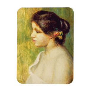 Pierre som Renoir en ung kvinna med blommor på Magnet