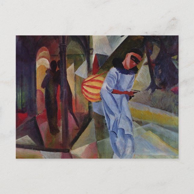 Pierrot, 1913 vykort (Framsida)