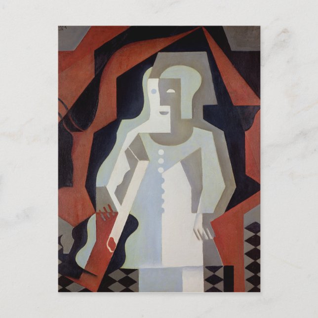 Pierrot, 1919 vykort (Framsida)