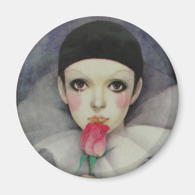Pierrot 1980 s magnet (Framsidan)
