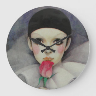 Pierrot 1980 s stor klocka