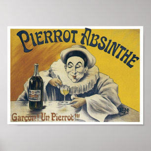 Pierrot Absinn Poster