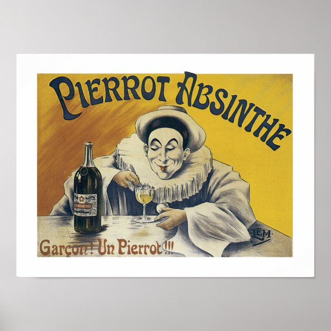 Pierrot Absinthe Poster (Framsidan)