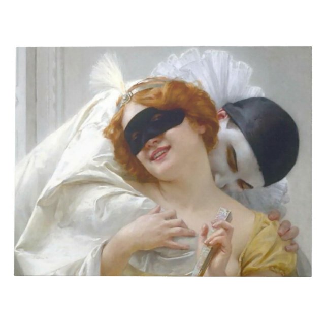 Pierrot and Columbine - Guillaume Seignac Anteckningsblock (Framsida)