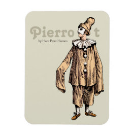 Pierrot av Hans Peter Hansen CC0176 Magnet