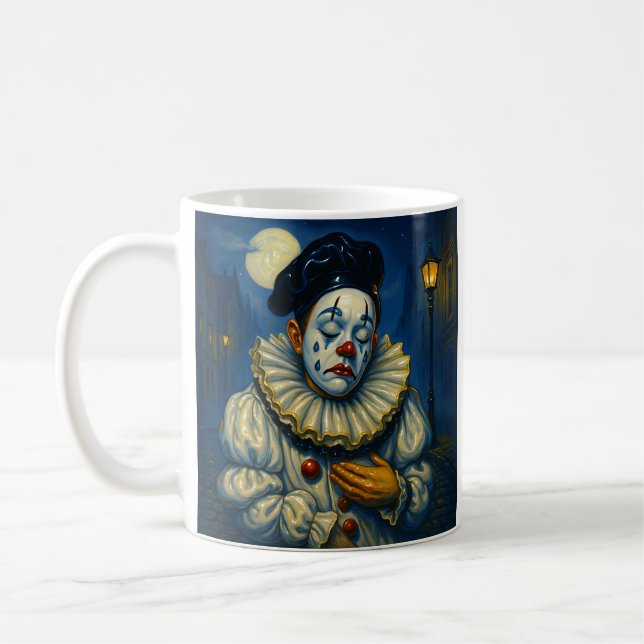 Pierrot Clown Kaffemugg (Vänster)