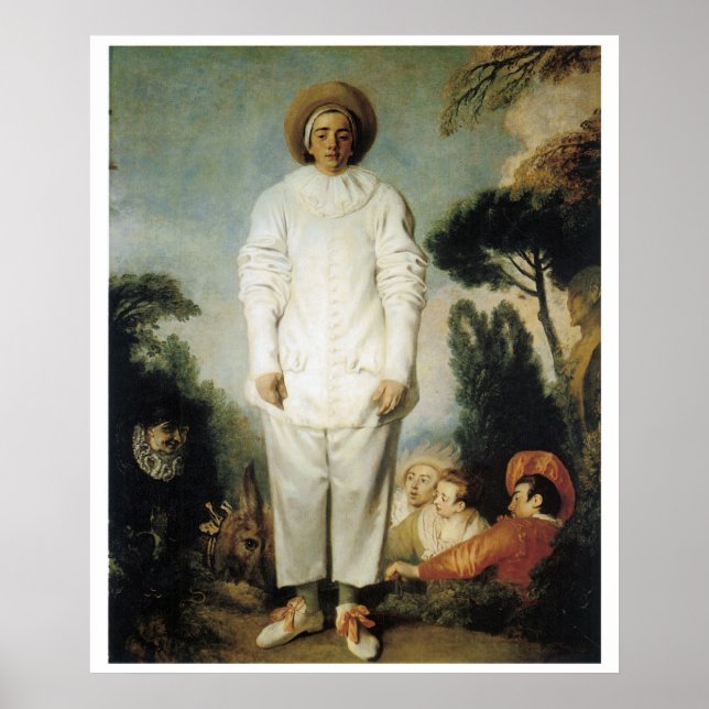 Pierrot: Gilles Poster (Framsidan)