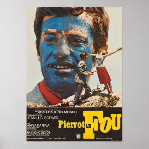 Pierrot Le Fou Poster