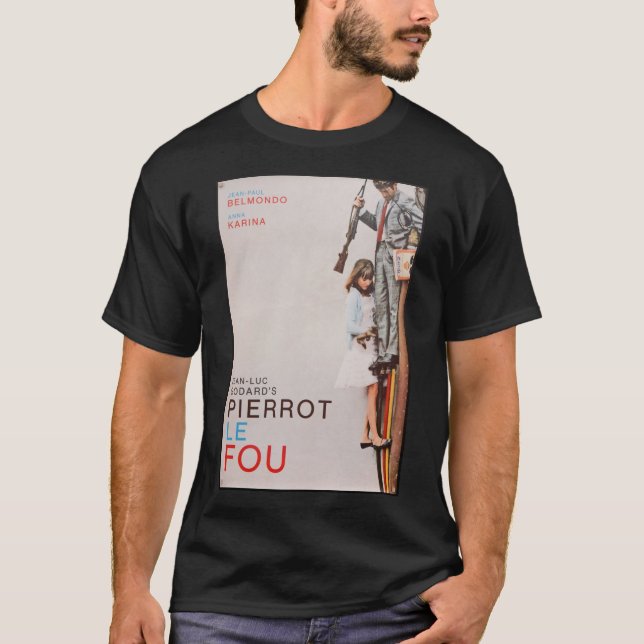 Pierrot le Fou Poster T Shirt (Framsida)