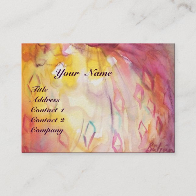 PIERROT OCH ARLECCHINA /Music,Decor,Theater Artist Visitkort (Framsida)