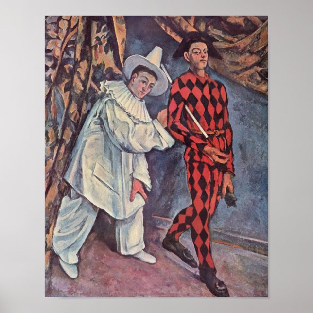 Pierrot och Harlequin Poster (Framsidan)