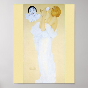 Pierrot's Dream av Raphael Kirchner Poster