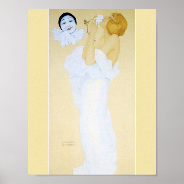 Pierrot's Dream av Raphael Kirchner Poster (Framsidan)
