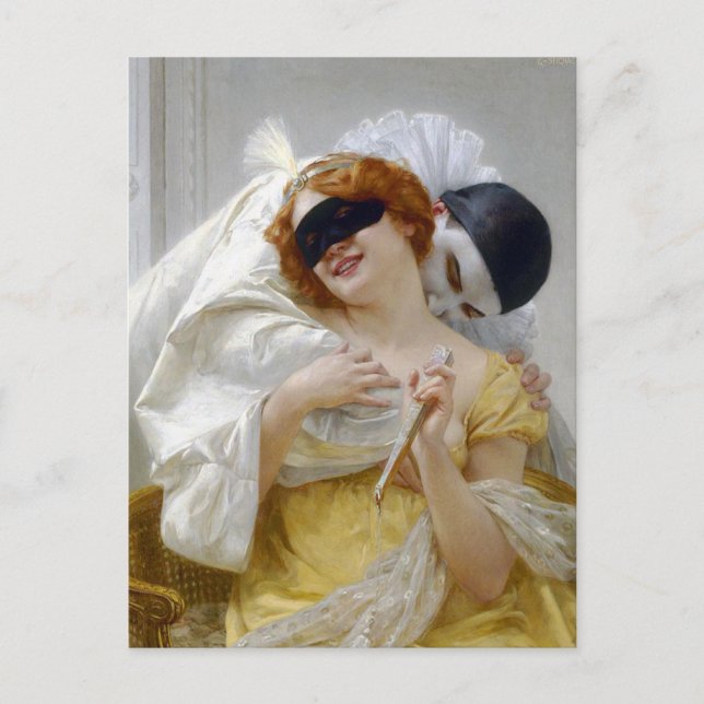 Pierrot's Embrace av Seignac Vykort (Framsida)