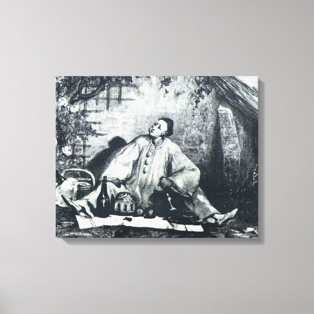 Pierrot's Repast Kanvastryck (Framsida)