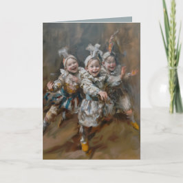 Pierrots - Viktat gratulationskort Kort