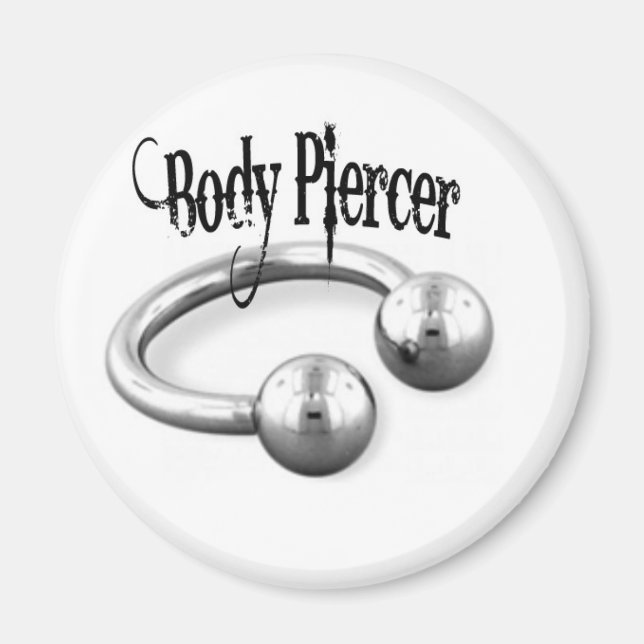 piersvart magnet (Framsidan)