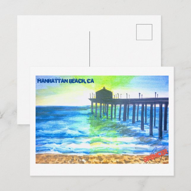 Piertryck Vykort (Fram/baksida)