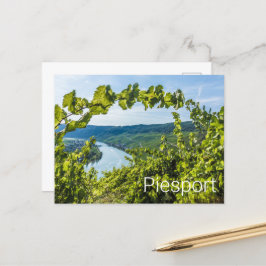 Piesport Moselle Grapes Vintage Vines Souvenir Helg Vykort