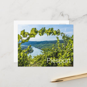 Piesport Moselle Grapes Vintage Vines Souvenir Helg Vykort