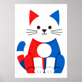 Piet Katt Nedladdningsbar Digital Utskrift Poster
