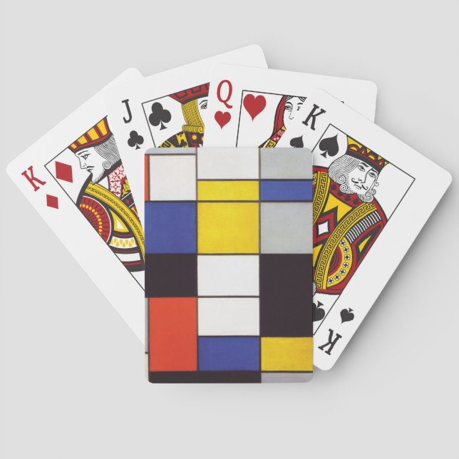 PIET MONDRIAAN - Compositon A 1923 Kortlek (Baksidan)