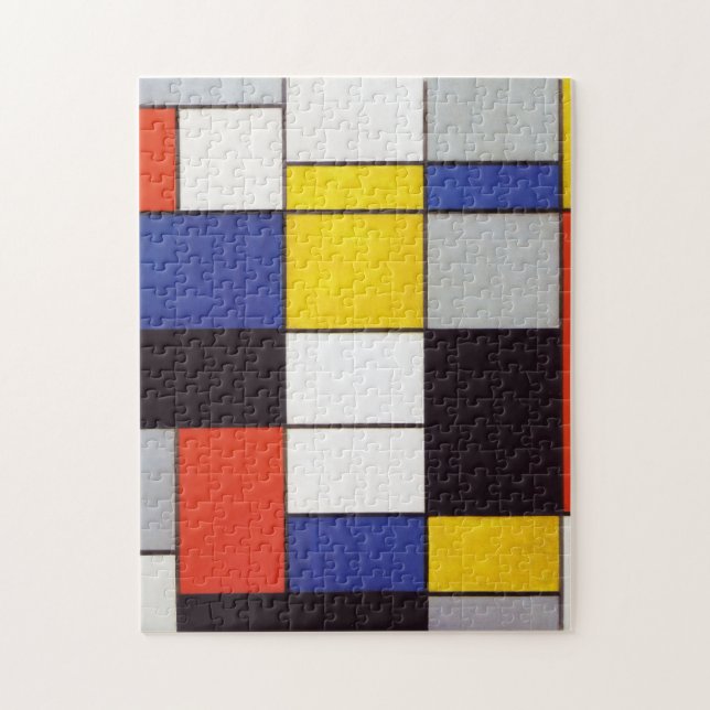 PIET MONDRIAAN - Compositon A 1923 Pussel (Vertikal)