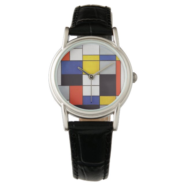 PIET MONDRIAAN - Sammansättning A 1923 Armbandsur (Framsida)