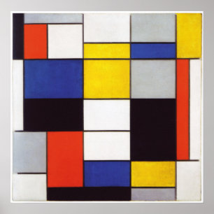 PIET MONDRIAAN - Sammansättning A 1923 Poster