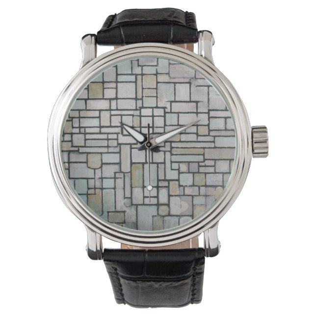 PIET MONDRIAAN - Sammansättning nr 11 1913 Armbandsur (Framsida)