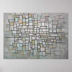 PIET MONDRIAAN - Sammansättning nr 11 1913 Poster