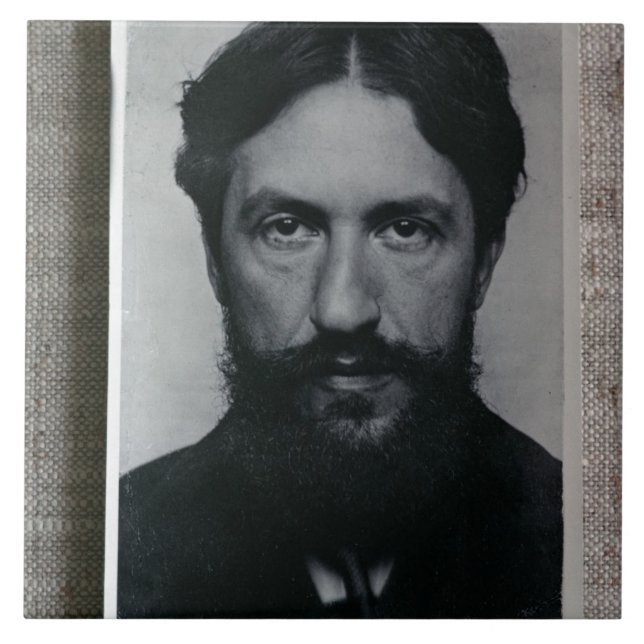 Piet Mondrian (1872-1944), c.1910 (b-/wfotoet) Kakelplatta (Framsidan)