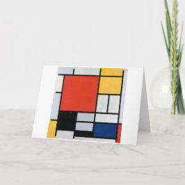 Piet Mondrian Abstrakt Inbjudan