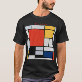 Piet Mondrian Abstrakt T Shirt