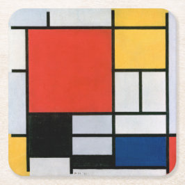 Piet Mondrian Abstrakt Underlägg Papper Kvadrat