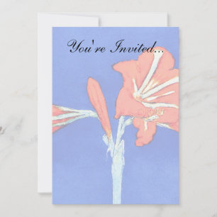 Piet Mondrian - Amaryllis Fina Konst Blomster Måln Inbjudningar
