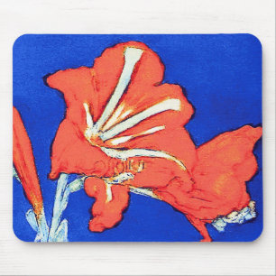 Piet Mondrian - Amaryllis Fina Konst Blomster Måln Musmatta