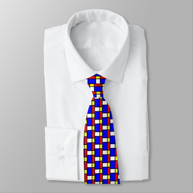 Piet Mondrian Art Stil Modern Bright Colorful Slips (Bunden)