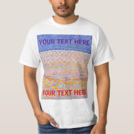 Piet Mondrian Berömd Painting Dune III Anpassnings T Shirt