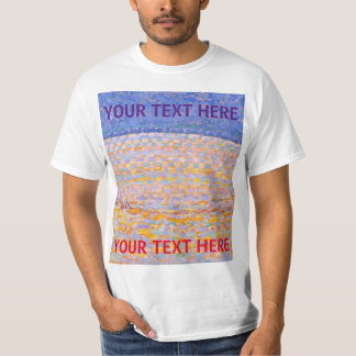 Piet Mondrian Berömd Painting Dune III Anpassnings T Shirt