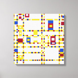 Piet Mondrian Broadway Boogie Woogie Canvastryck