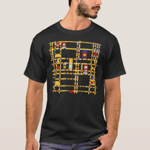 Piet Mondrian - Broadway Boogie Woogie Modern kons Tröja