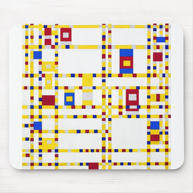Piet Mondrian Broadway Boogie Woogie Musmatta (Framsidan)