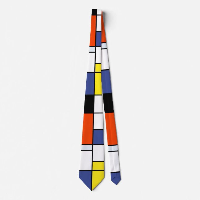 Piet Mondrian Composition A - Abstrakt Modern Art Slips (Framsida)